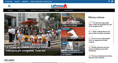 Desktop Screenshot of laprensafl.com